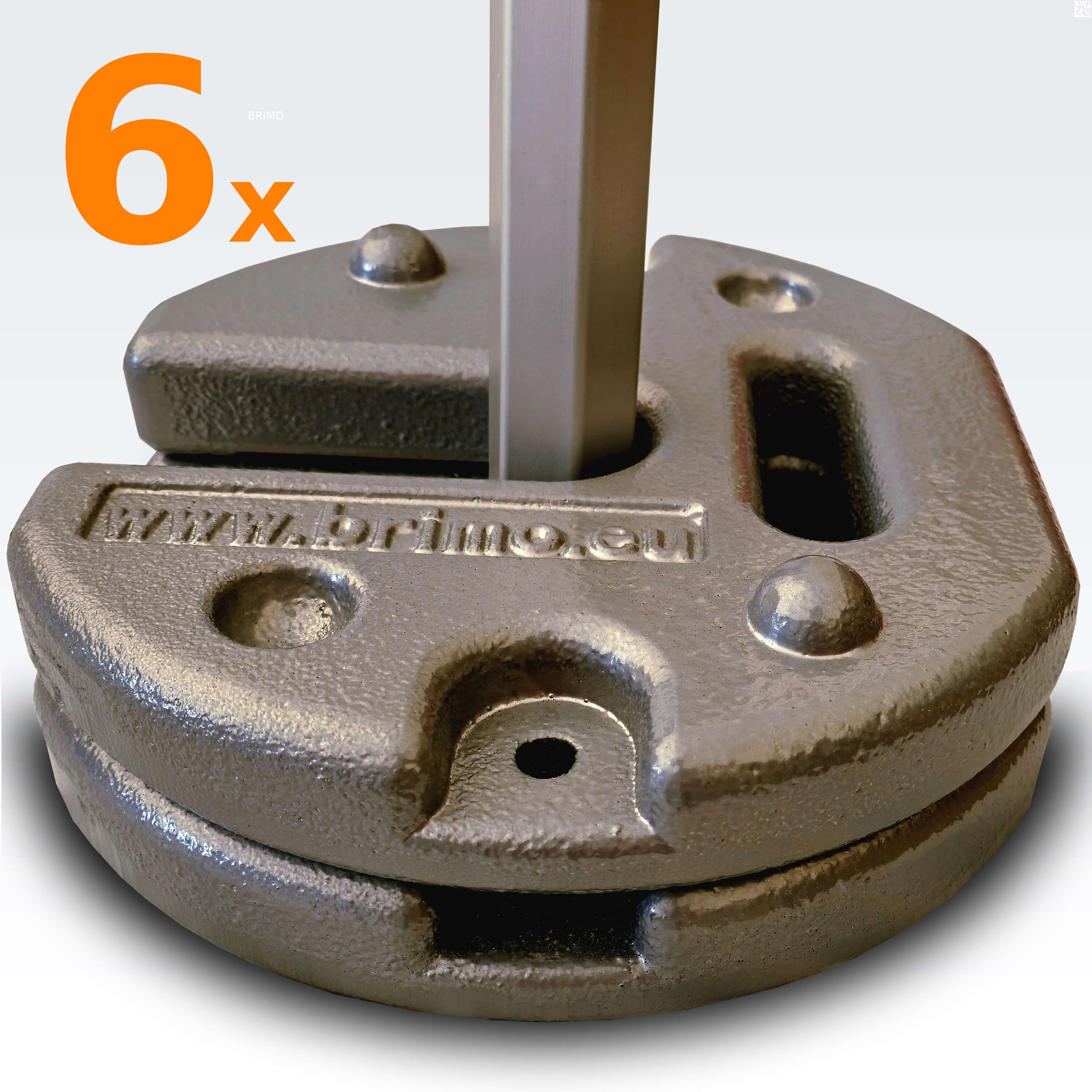 Set Di 4 Pesi Per Gazebo In Tessuto Oxford 800D – Riempibili Con Sabbia, Fino A 10 Kg Ciascuno, Per Gambe Da 15-50 Mm
